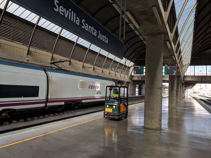Estaci&oacute;n del AVE de Sevilla.