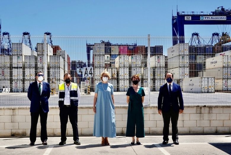 Algeciras La visita de la secretaria general de ESPO al Puerto de Algeciras. Algeciras La visita de la secretaria general de ESPO al Puerto de Algeciras.