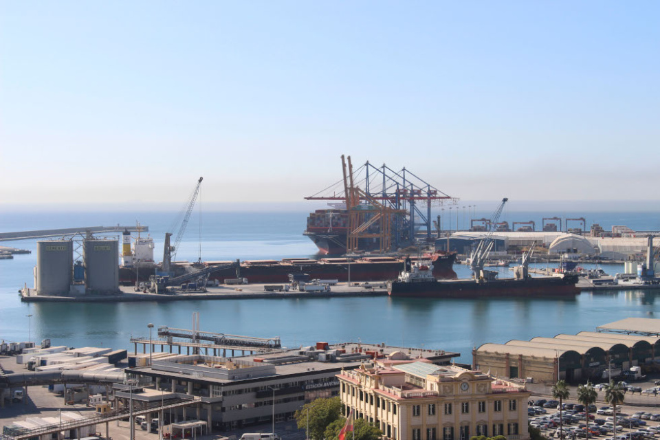 Imagen: Puerto de M&aacute;laga.