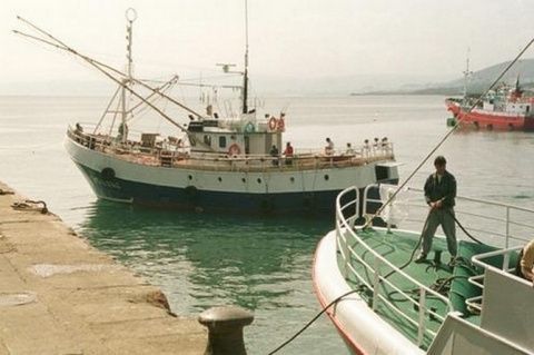 Pescadores espa&ntilde;oles.