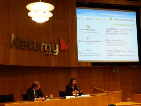 Carmen Becerril, Presidenta de OMELOMI, durante la Jornada.