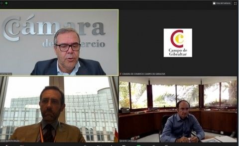 El encuentro virtual se ha mantenido con el europarlamentario José Ramón Bauzá. El encuentro virtual se ha mantenido con el europarlamentario José Ramón Bauzá.