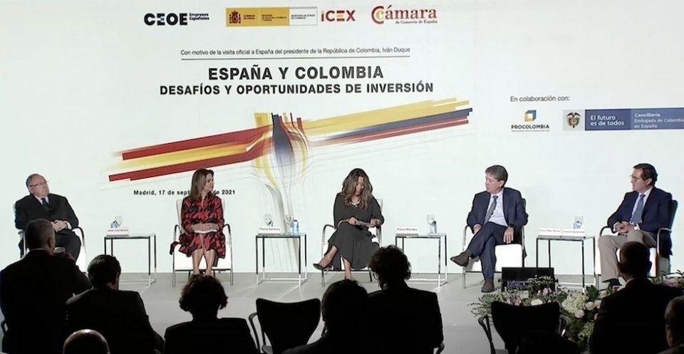 Encuentro &ldquo;Espa&ntilde;a y Colombia, Desaf&iacute;os y Oportunidades de Inversi&oacute;n&rdquo;.