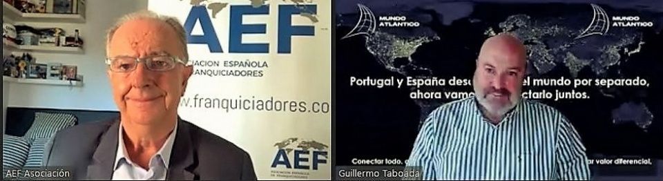 A la izq. Eduardo Abadía, Director Ejecutivo de la AEF, junto a Guillermo Taboada, Socio Promotor y Director Ejecutivo de Red Mundo Atlántico. A la izq. Eduardo Abadía, Director Ejecutivo de la AEF, junto a Guillermo Taboada, Socio Promotor y Director Ejecutivo de Red Mundo Atlántico.