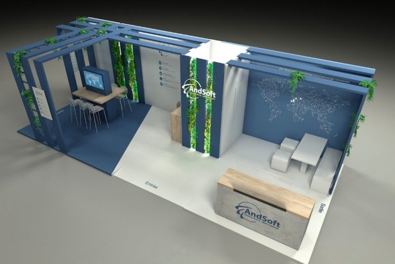 Stand AndSoft SITL Par&iacute;s 2021.