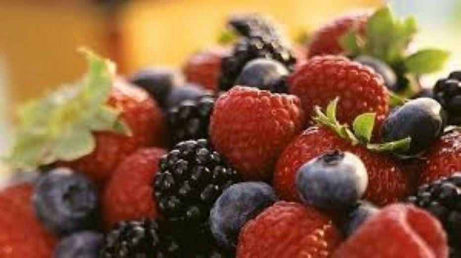 Frutos rojos.