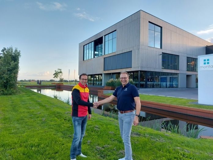 Leonard Aerts, Chief Customer Officer DHL Supply Chain EMEA and Edwin van der Ham, Owner and CEO of Monta.