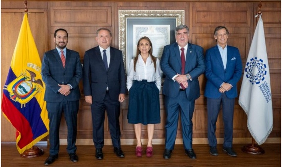 Narciso Casado y Mar&iacute;a Paz Jervis mantuvieron una intensa agenda de reuniones en Quito para preparar el XV Encuentro Empresarial Iberoamericano.