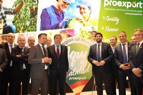 Imágen de la inauguración del stand de Proexport en Fruit Attraction 2018. Imágen de la inauguración del stand de Proexport en Fruit Attraction 2018.