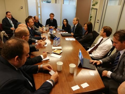 Reuniones de trabajo que mantiene la Comunidad con motivo de la misi&oacute;n prospectiva a Canad&aacute;.