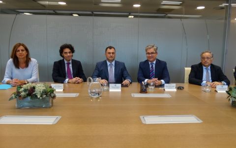 Ana Cebri&aacute;n, Rodrigo Madrazo, Gianluca Tabarrini, Miguel &Aacute;ngel Ladero y Antonio Rebollar.