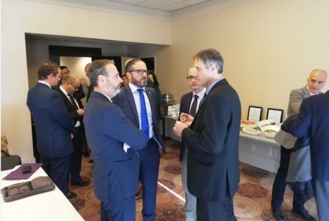 Uno de los encuentros que ha mantenido el Gobierno regional con la C&aacute;mara de Comercio de la UE y la Delegaci&oacute;n de la UE en Canad&aacute;.