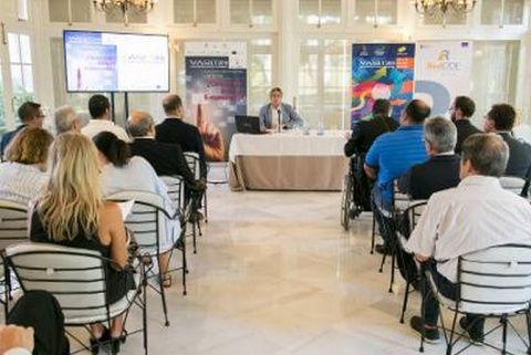 Sexta jornada del Sal&oacute;n Atl&aacute;ntico de la Log&iacute;stica y el Transporte 2018.