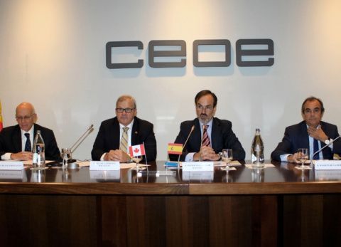 Embajador de Canad&aacute; en Espa&ntilde;a; ministro de Agricultura y Agroalimentaci&oacute;n de Canad&aacute;; director general de FIAB y presidente del Comit&eacute; para EEUU y Canad&aacute; de la Comisi&oacute;n de Relaciones Internacionales de CEOE 