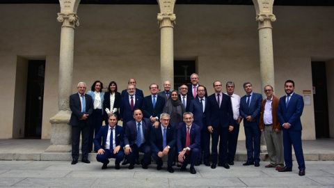Encuentro del Grupo 9 de Universidades, presidida por el rector anfitrión, Miguel Ángel Collado. Encuentro del Grupo 9 de Universidades, presidida por el rector anfitrión, Miguel Ángel Collado.
