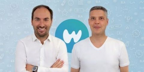 Fundadores Whisbi, de izquierda a derecha Alex Bisbe y Jos&eacute; Luis Cantero.