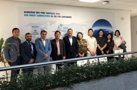 La visita de la delegaci&oacute;n surcoreana.