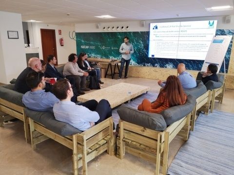 Imagen del workshop sobre el Just-In-Time Rail Shuttle Service, celebrado en las instalaciones de la Fundación Valenciaport. Imagen del workshop sobre el Just-In-Time Rail Shuttle Service, celebrado en las instalaciones de la Fundación Valenciaport.