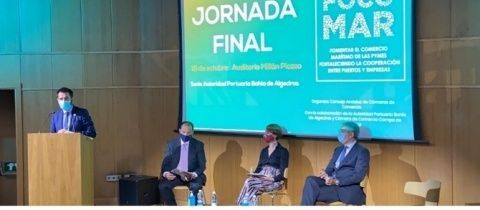 El delegado del Estado en la Zona Franca de C&aacute;diz, Fran Gonz&aacute;lez, en su intervenci&oacute;n.