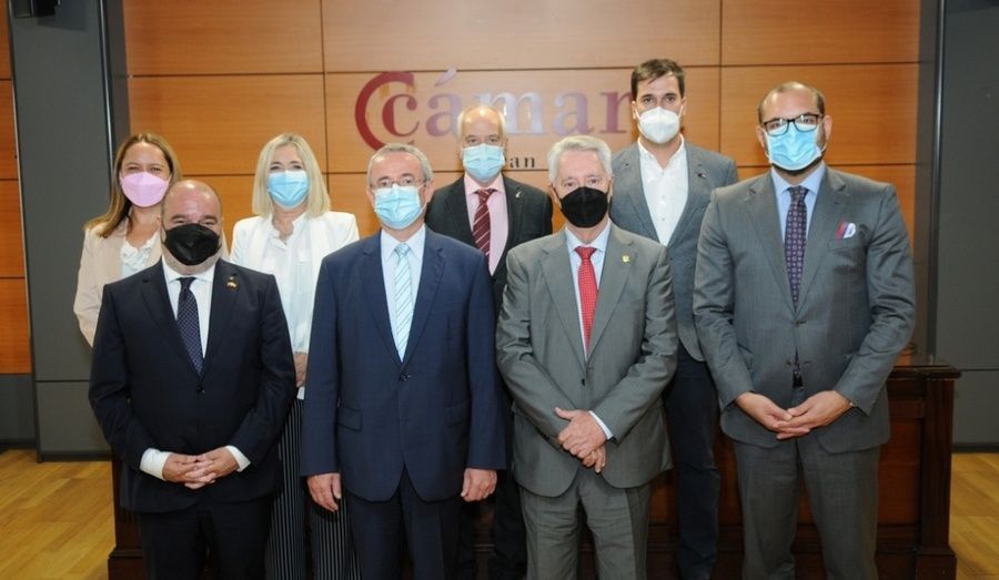 La visita de la Delegaci&oacute;n de Eslovenia.