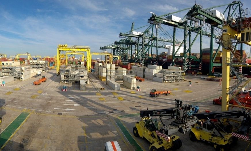Terminal Valenciaport. Terminal Valenciaport.