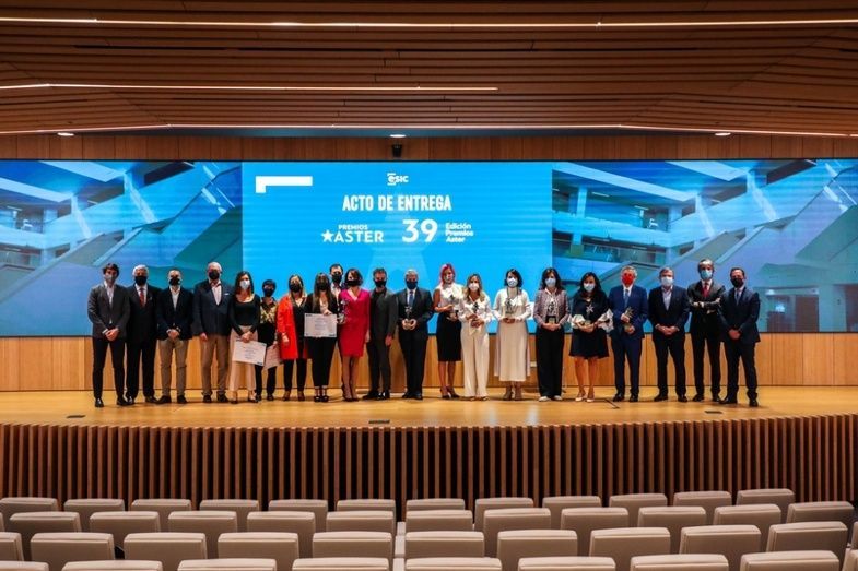 La entrega de los Premios Aster 2021.