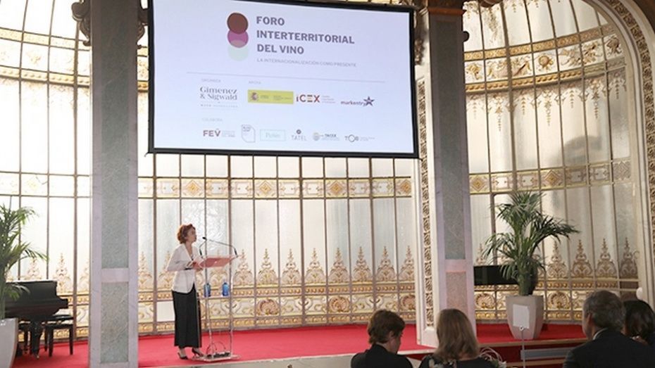 Presentación de María Peña en el Foro Interterritorial del Vino. Presentación de María Peña en el Foro Interterritorial del Vino.