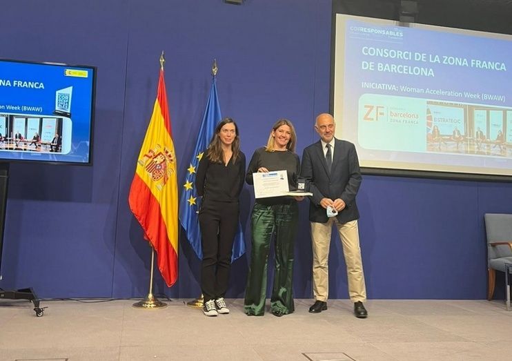 Blanca Sorigué, directora general del CZFB, ha recogido el galardón en un evento celebrado en el Salón de Actos del Ministerio de Trabajo y Economía Social. Blanca Sorigué, directora general del CZFB, ha recogido el galardón en un evento celebrado en el Salón de Actos del Ministerio de Trabajo y Economía Social.
