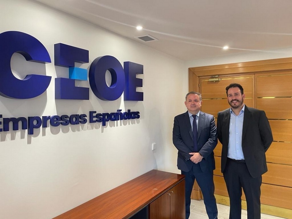 El secretario Permanente de CEIB, Narciso Casado y el secretario de Desarrollo Econ&oacute;mico, Turismo y Pesca de Mazatl&aacute;n, Ricardo Jes&uacute; Velarde.