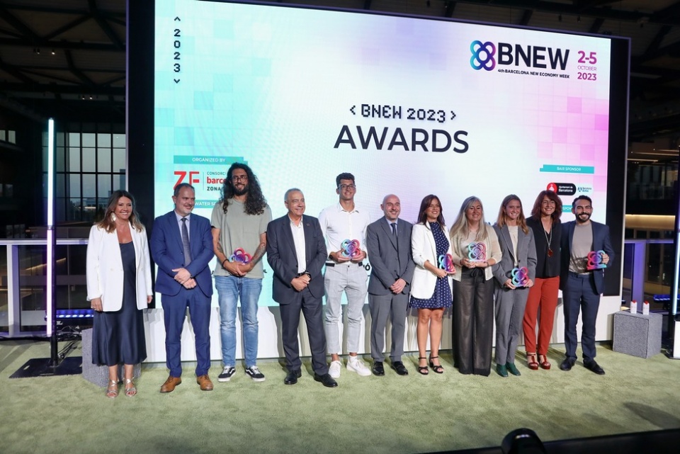 Startups ganadoras de los Premios BNEW 2023.