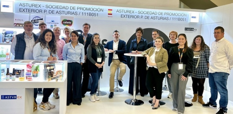 14 empresas asturianas participan en el pabell&oacute;n agrupado de Espa&ntilde;a en Anuga 2023