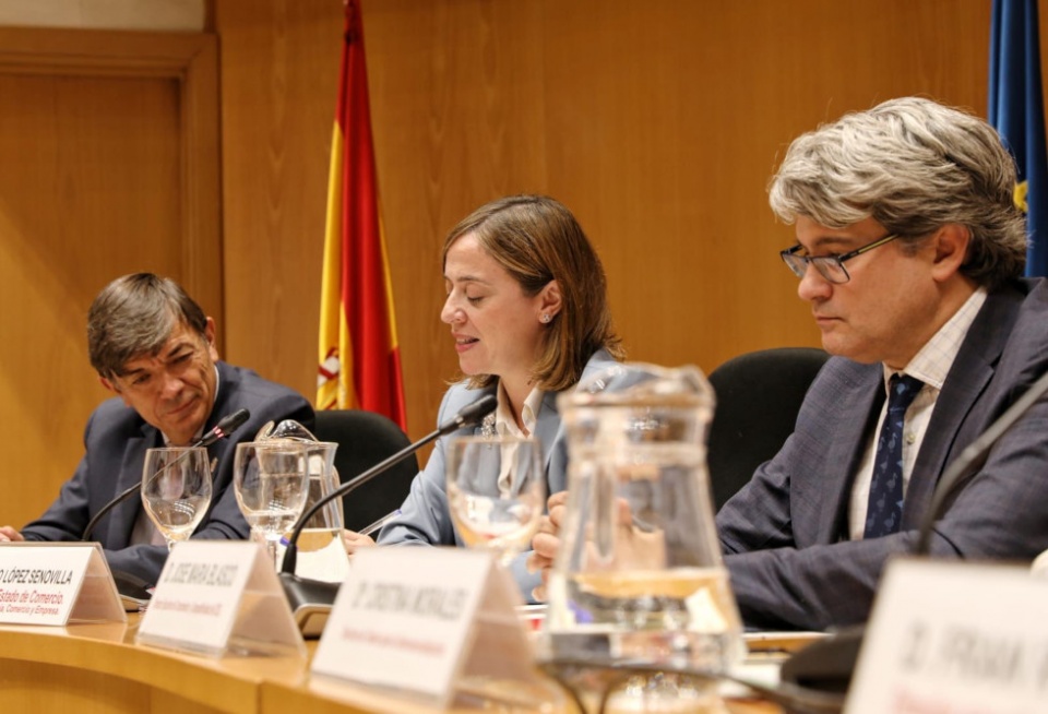 La secretaria de Estado de Comercio, Amparo L&oacute;pez Senovilla, ha clausurado la ceremonia.
