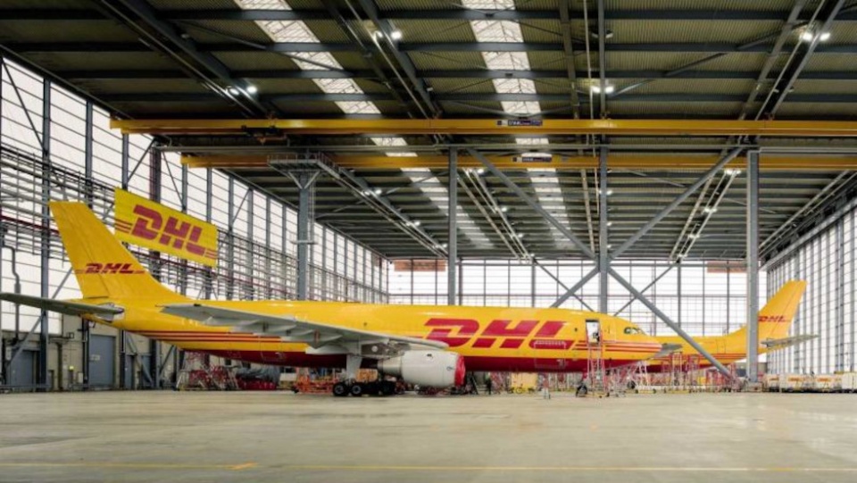 DHL hangar.