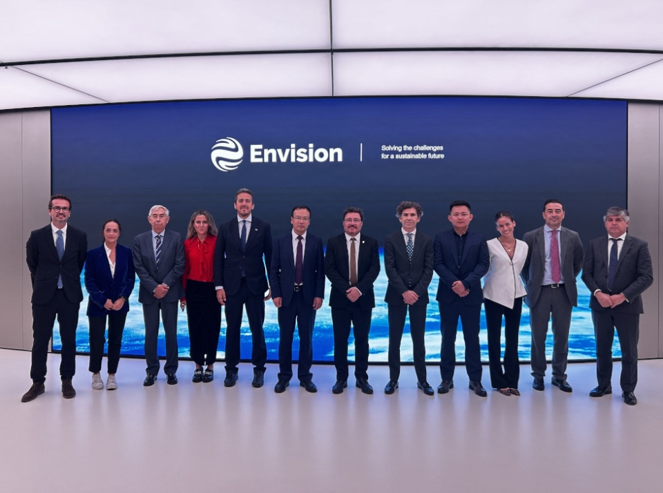 La visita a Envision Energy.