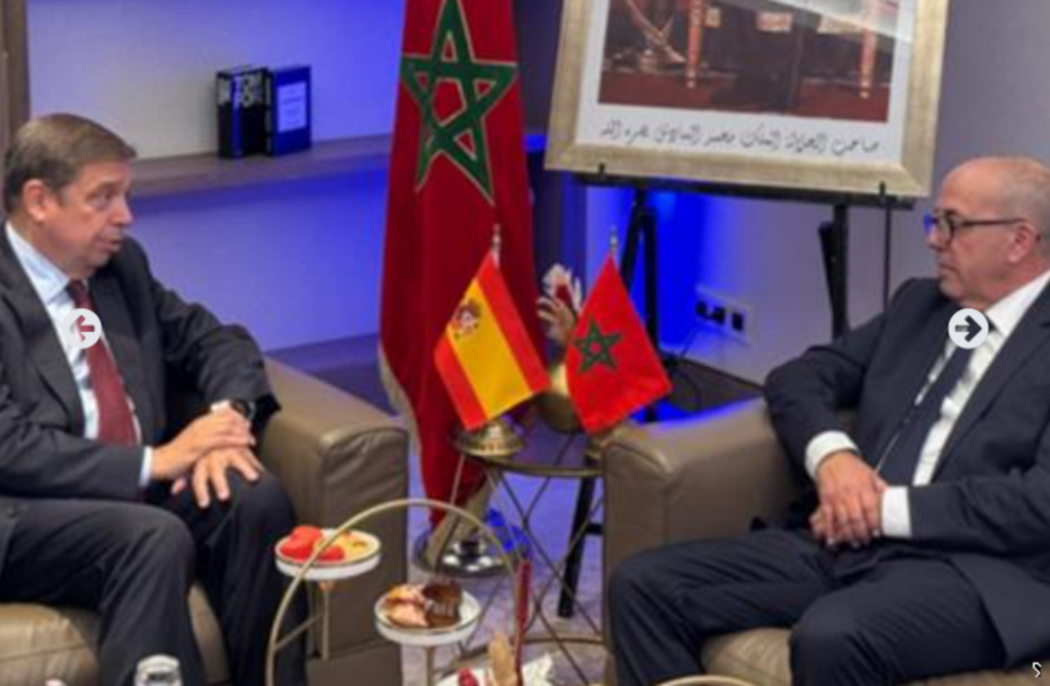 Reuni&oacute;n de los ministros de Agricultura de Espa&ntilde;a y Marruecos en Rabat.