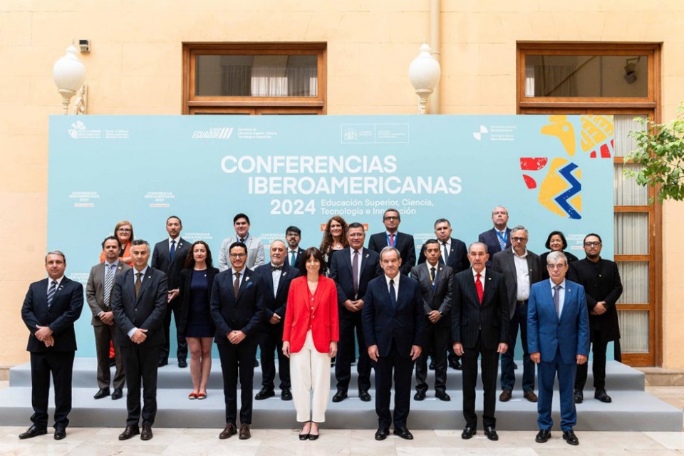 La ministra de Ciencia, Innovaci&oacute;n y Universidades, Diana Morant, preside la III Reuni&oacute;n Ministerial de Educaci&oacute;n Superior, en el Palacio de la Exposici&oacute;n deVal&egrave;ncia.