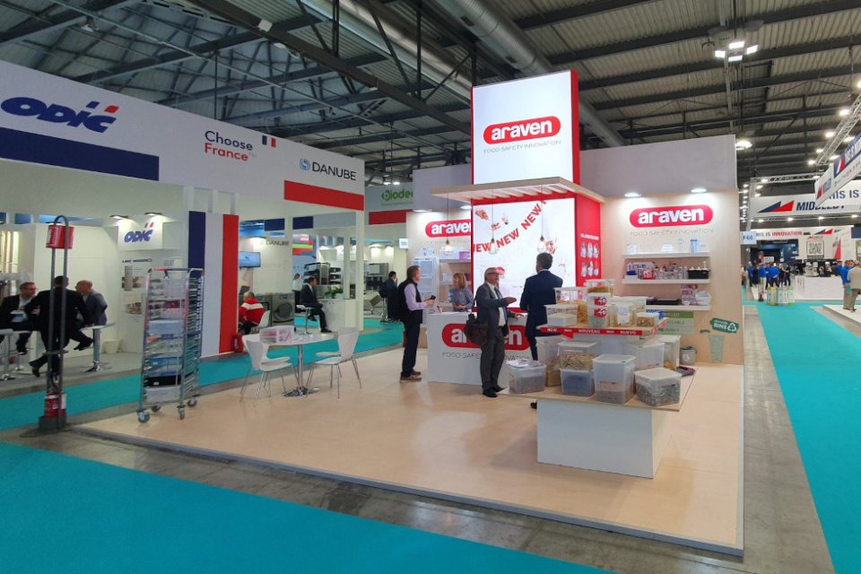 Stand de Araven en Host Mil&aacute;n.