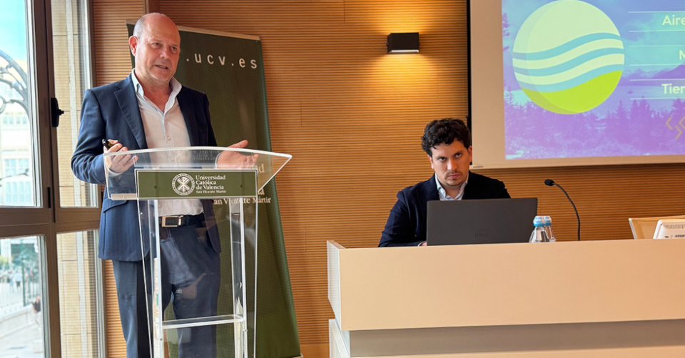 El presidente y CEO de Grupo Alonso, Jorge Alonso, durante su intervenci&oacute;n.
