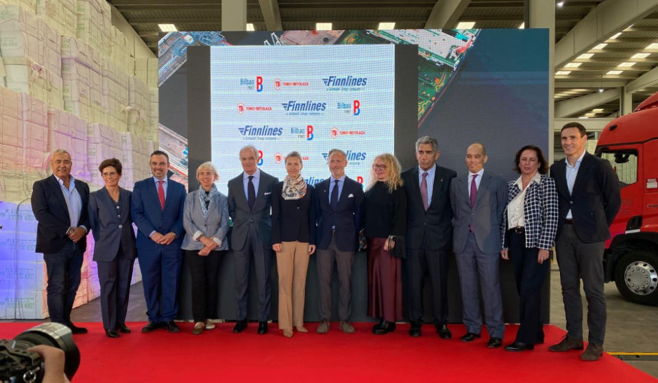 Presentación del servicio de transporte de mercancías desde el Puerto de Bilbao al puerto polaco de Gdynia. Presentación del servicio de transporte de mercancías desde el Puerto de Bilbao al puerto polaco de Gdynia.