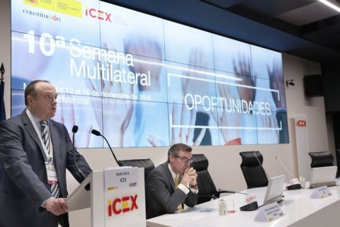 Inauguraci&oacute;n de la 10&ordf; Semana Multilateral en la sede de ICEX Espa&ntilde;a Exportaci&oacute;n e Inversiones.