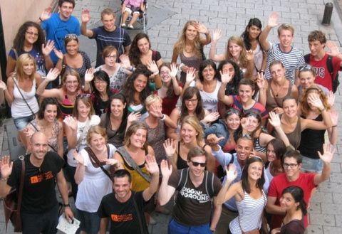 Estudiantes de espa&ntilde;ol en la Regi&oacute;n. Imagen del Instituto Hisp&aacute;nico de Murcia.