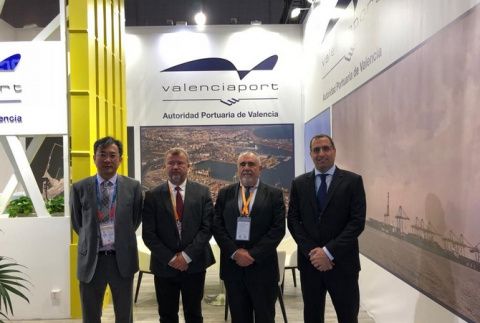 Valenciaport en la CIIE de Shanghai.