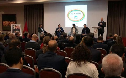 Participantes de la jornada "Le Cercle" en T&aacute;nger.