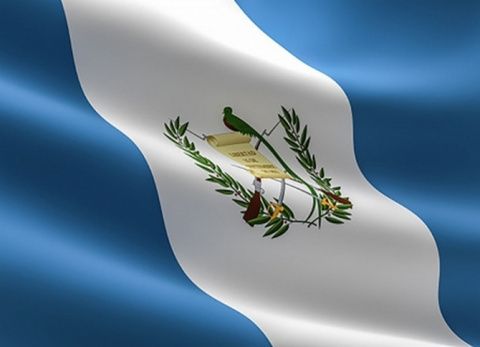 Bandera de Guatemala.