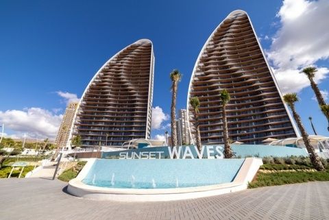 Sunset Waves, exteriores. TM Grupo Inmobiliario.