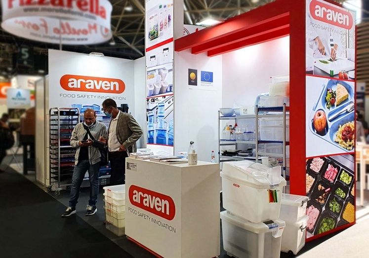 Stand de Araven en Sirha Lyon 2021.