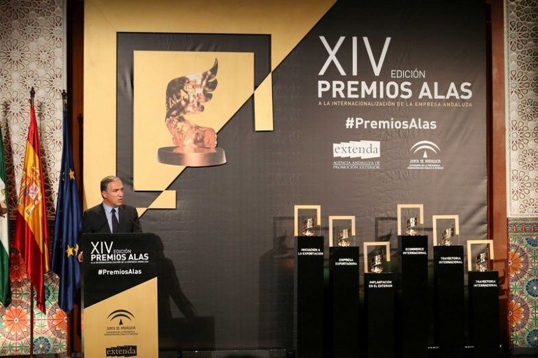 Elías Bendodo, Premios Alas a la Internacionalización de la Empresa Andaluza XIV Edición. Elías Bendodo, Premios Alas a la Internacionalización de la Empresa Andaluza XIV Edición.