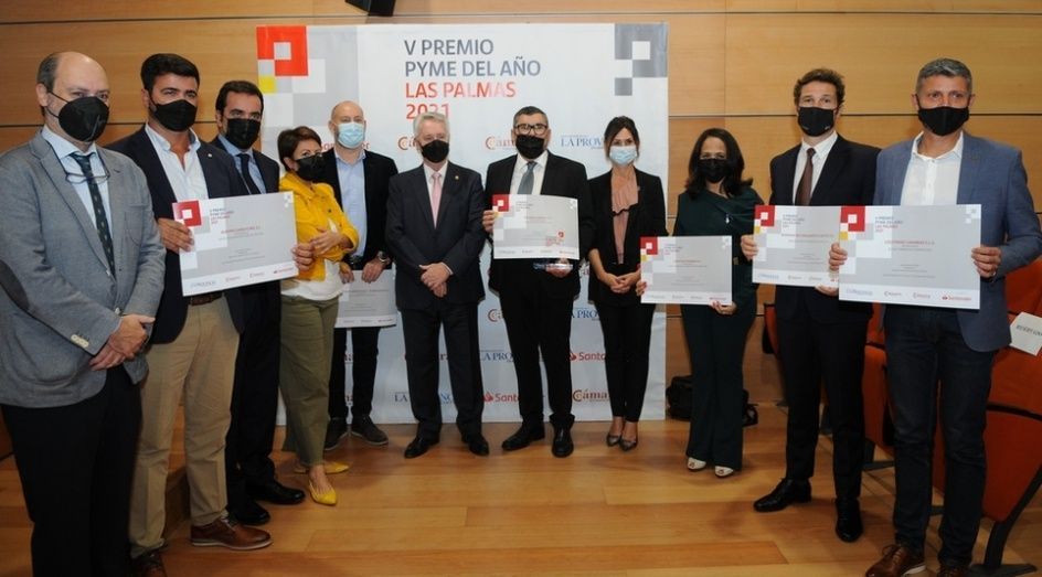 Acto de entrega del Premio Pyme del A&ntilde;o 2021 de Las Palmas.