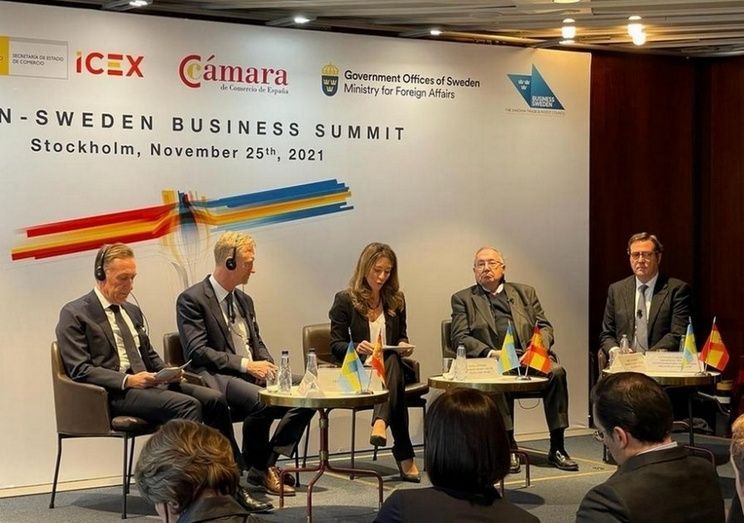 Encuentro Empresarial Suecia-Espa&ntilde;a celebrado en Estocolmo.