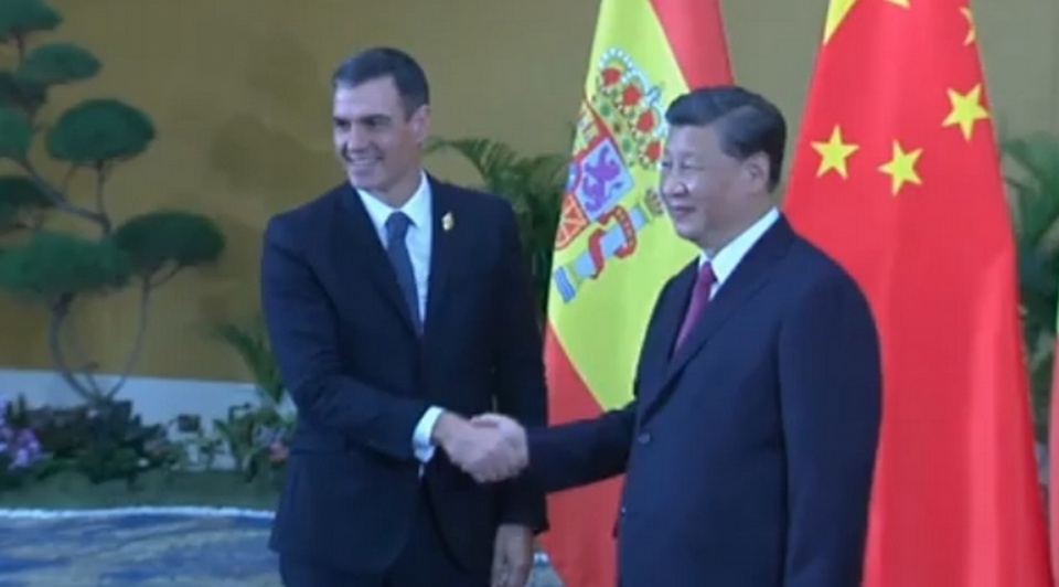 El presidente del Gobierno, Pedro Sánchez, y el presidente de la República Popular China, Xi JipingPool Moncloa/Jorge Villar y Pool G20 El presidente del Gobierno, Pedro Sánchez, y el presidente de la República Popular China, Xi JipingPool Moncloa/Jorge Villar y Pool G20